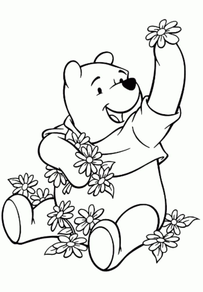 Baby Winnie The Pooh and Friends Coloring Pages