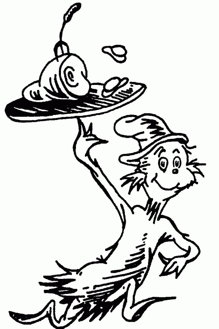 Free Dr. Seuss Coloring Pages for Kids