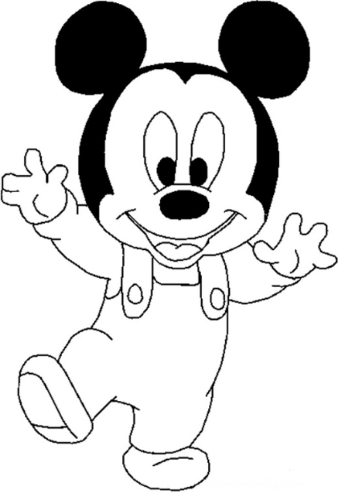 Mickey Mouse Coloring Pages Kids