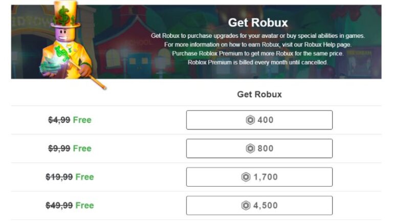 Robuxspot.net Robux for Free