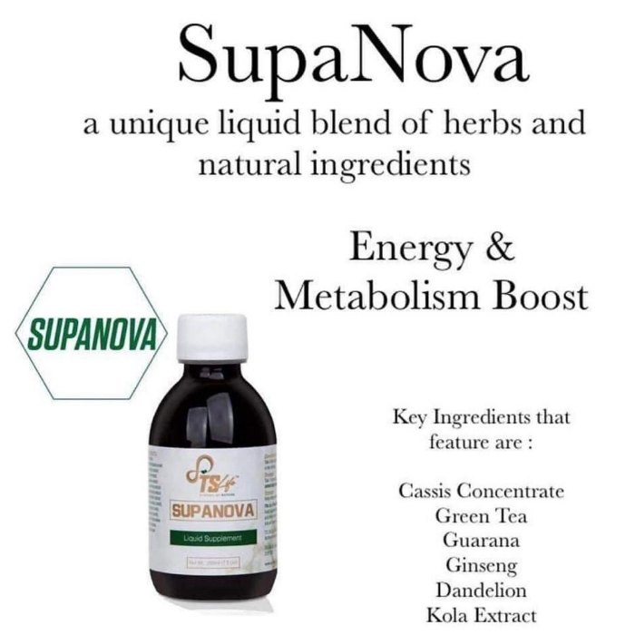 Ts Life Supanova Liquid Fat Burner Review
