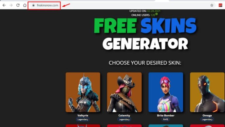 Fnskinsnow.com Free Skins