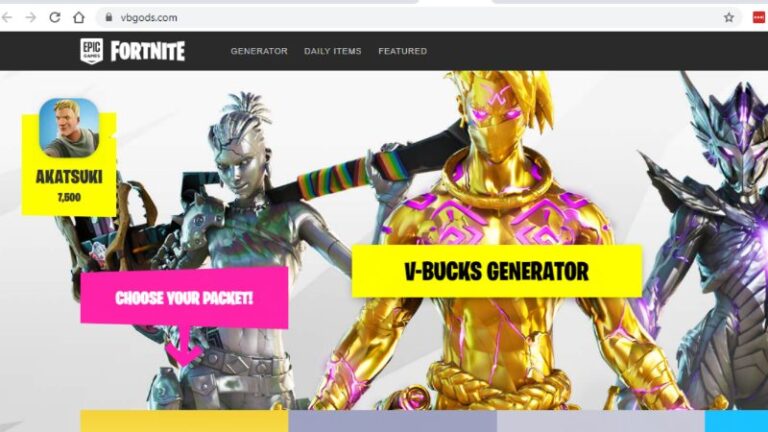 vbgods com free v bucks fortnite