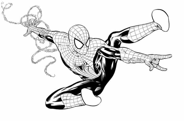 black spiderman coloring pages black spiderman coloring pages