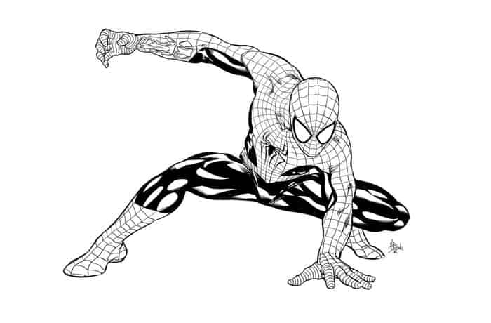 black suit spiderman coloring pages black suit spiderman coloring pages