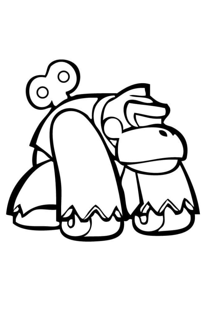 donkey kong tropical freeze coloring pages