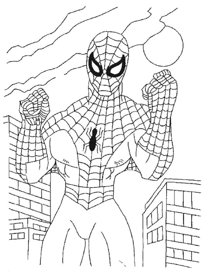 free coloring pages for kids spiderman free coloring pages for kids spiderman