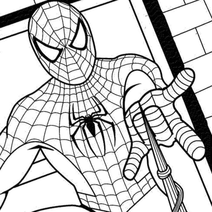 free spiderman coloring pages free spiderman coloring pages