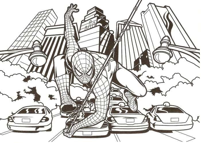 free spiderman printable coloring pages free spiderman printable coloring pages