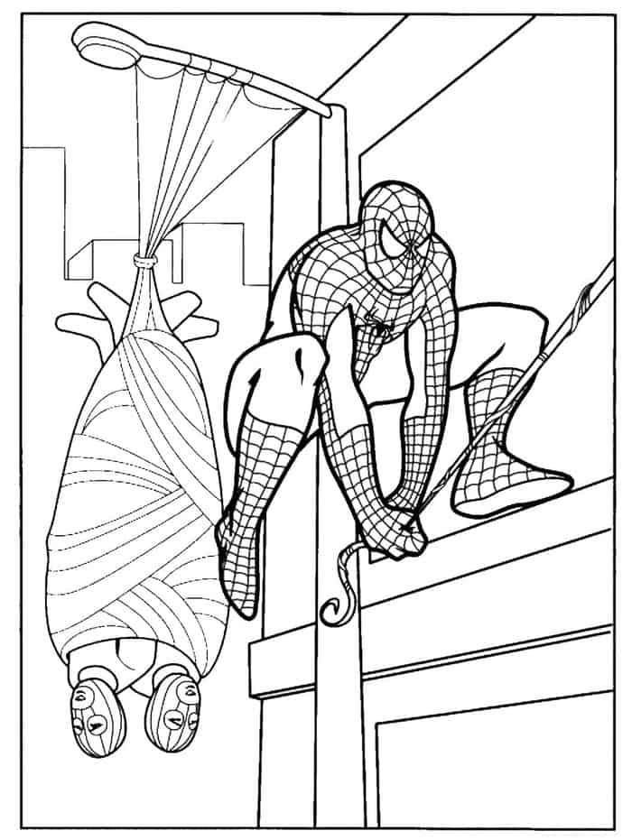 marvel spiderman coloring pages marvel spiderman coloring pages