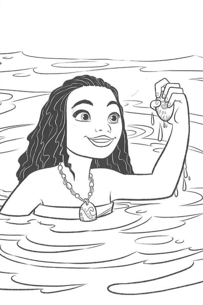 moana printable coloring pages