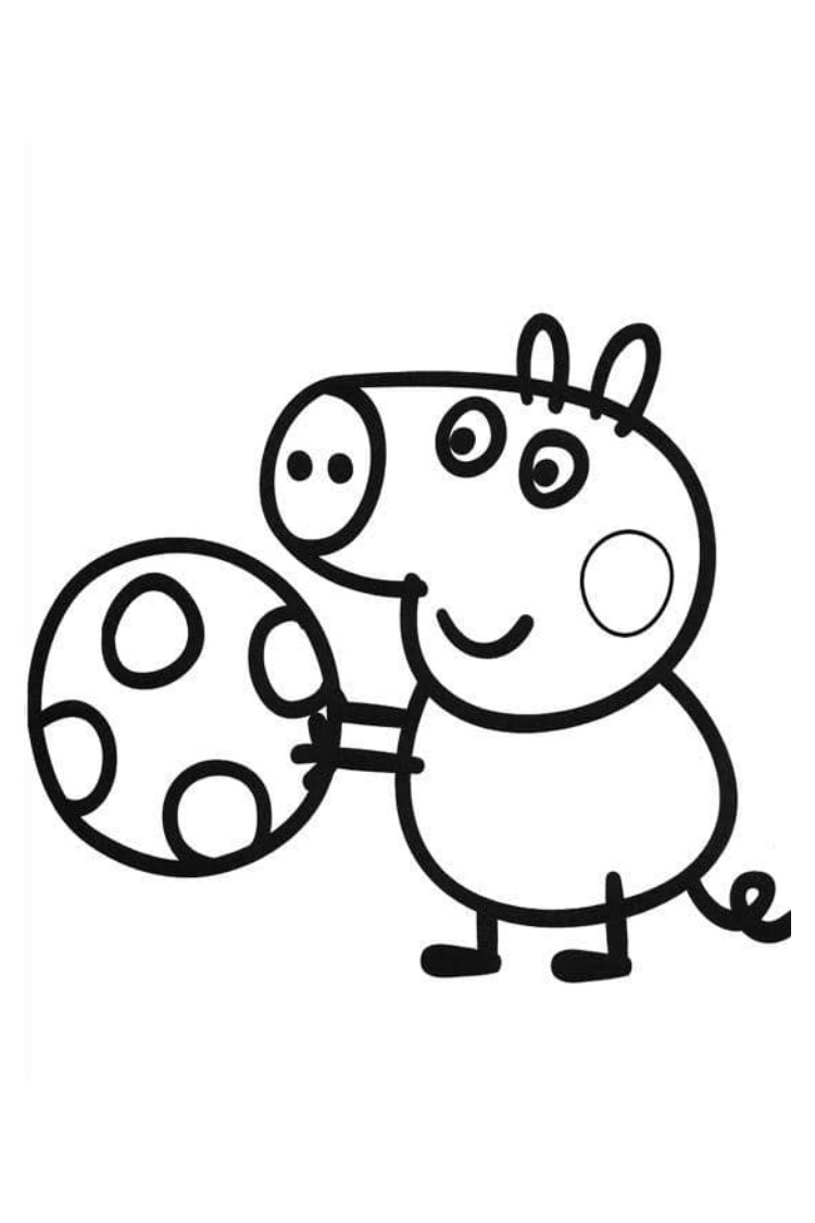 peppa pig coloring pages for toddlers