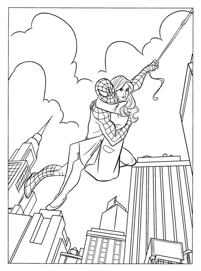 spiderman coloring book pages spiderman coloring book pages
