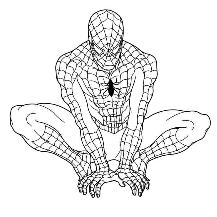 spiderman coloring pages online spiderman coloring pages online
