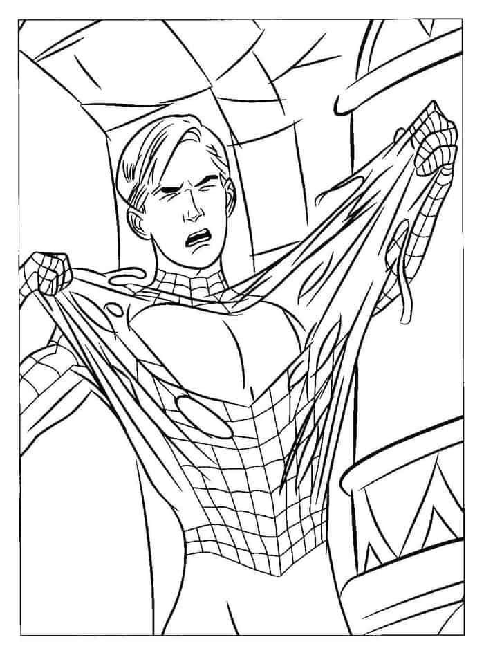 spiderman coloring pages print spiderman coloring pages print