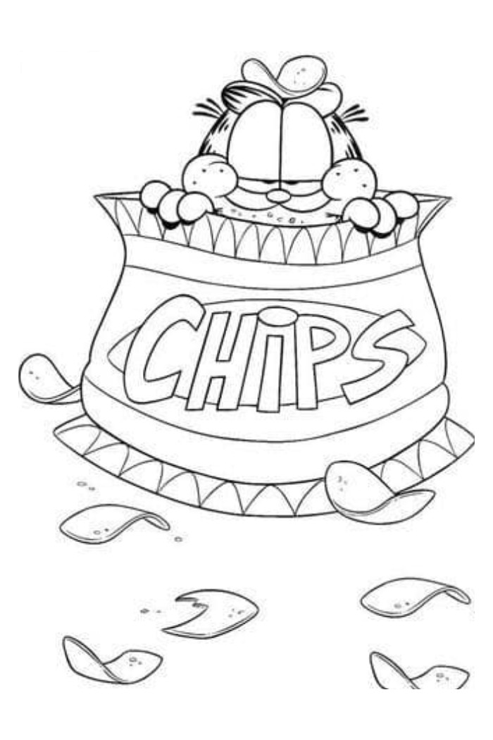 garfield cat coloring pages