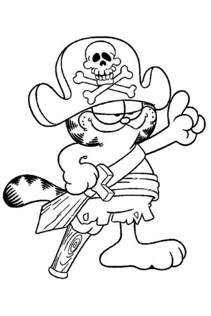 garfield coloring pages pdf 1