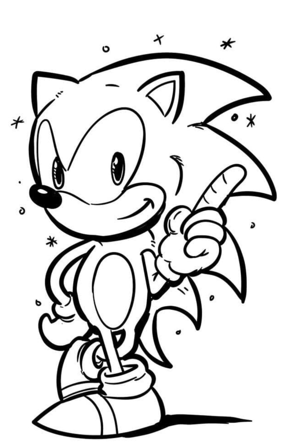 sonic the hedgehog coloring sheets