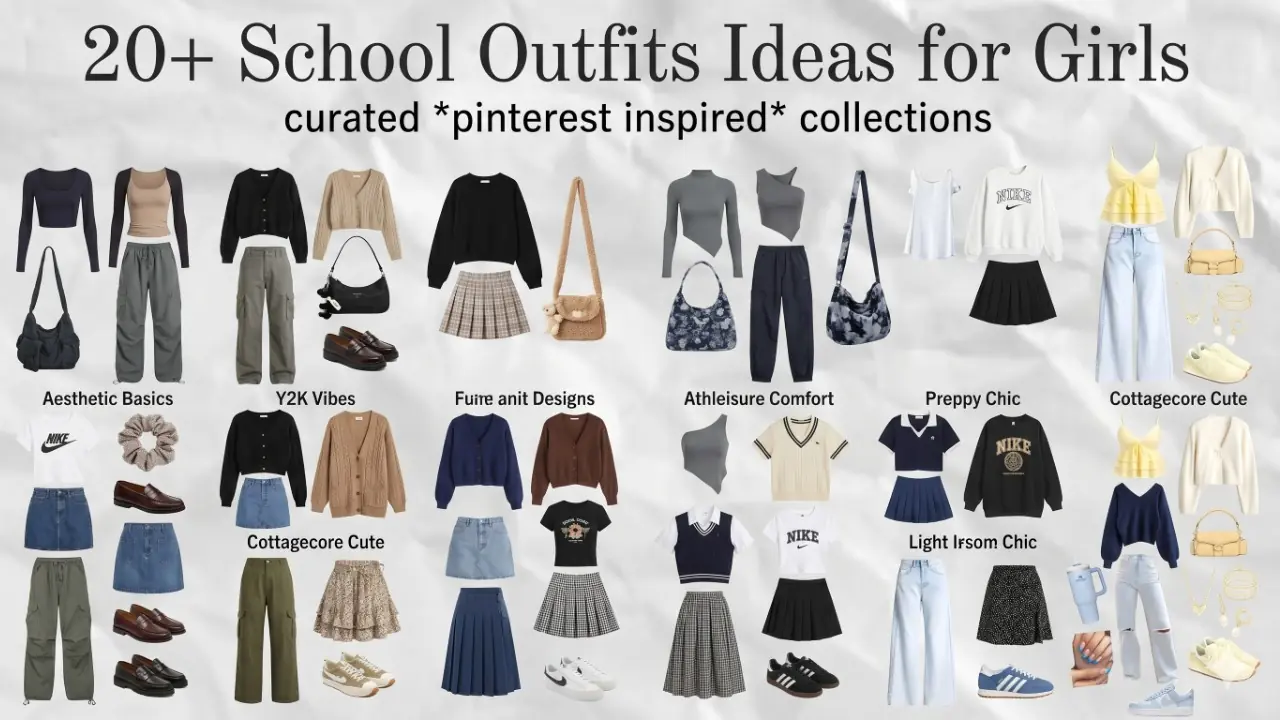 20+ School Outfits Ideas for Girls