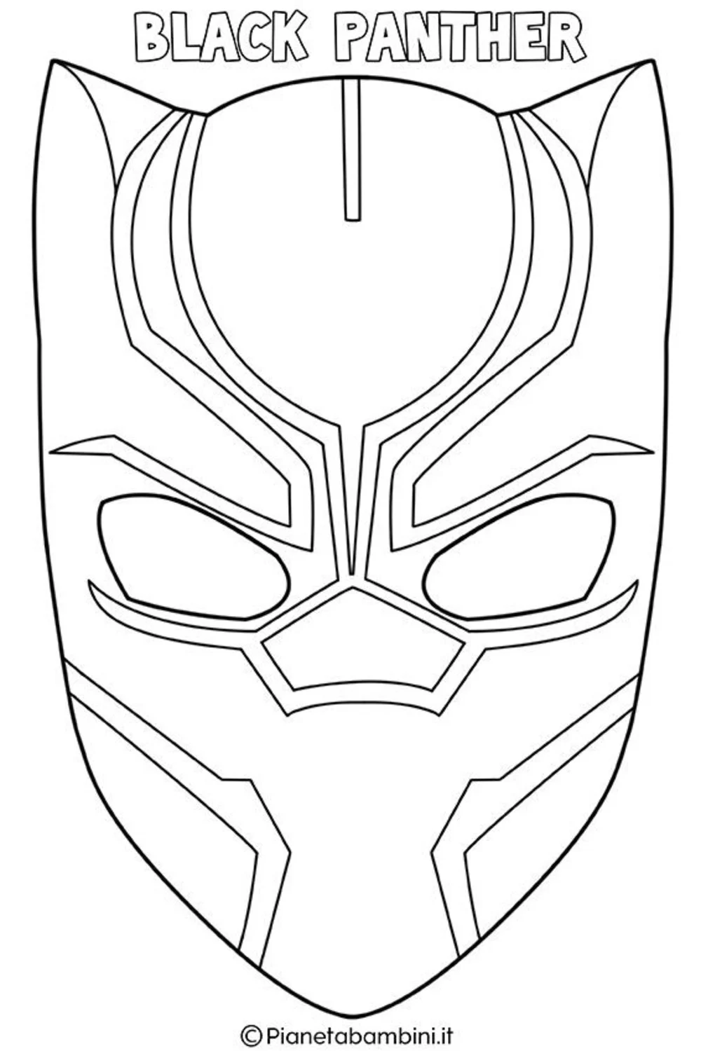 Free black panther printable coloring pages