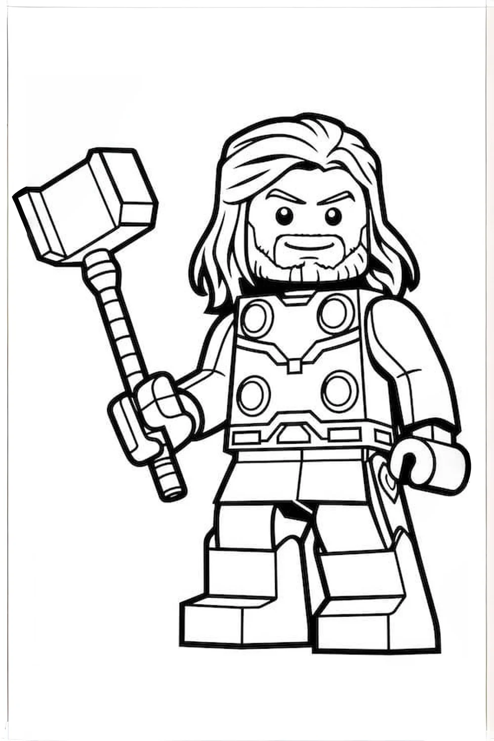 Free thor coloring pages for kids Free thor coloring pages for kids