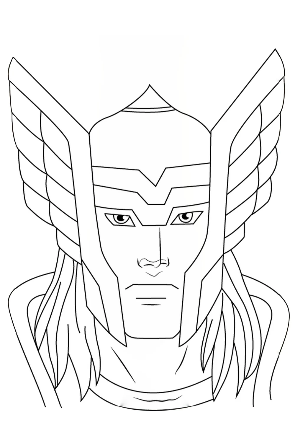 Free thor coloring pages pdf
