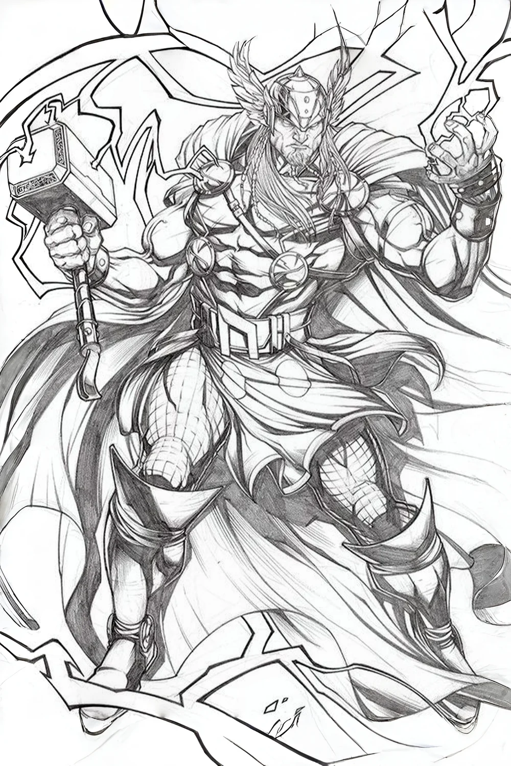 Free thor printable coloring sheets
