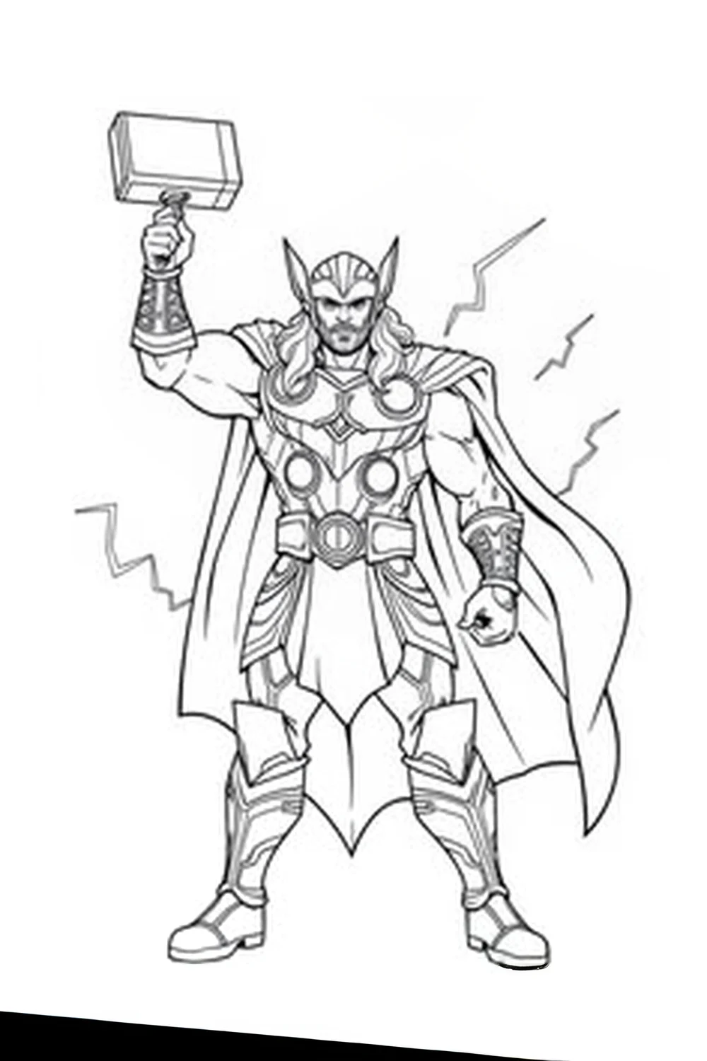 Thor hammer coloring pages for kids Thor hammer coloring pages for kids