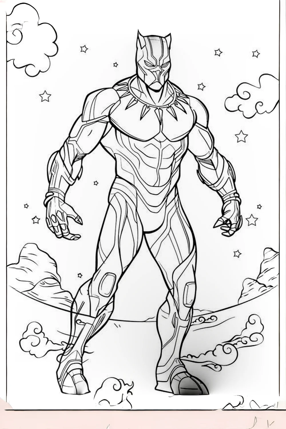 black panther coloring pages1