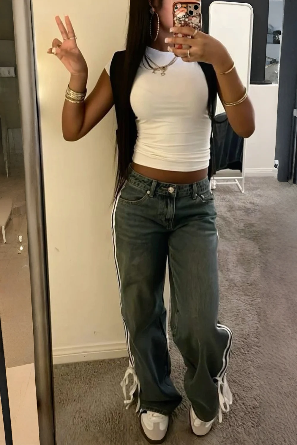 cheap trendy cargo jeans for streetwear and fit school cheap trendy cargo jeans for streetwear and fit school