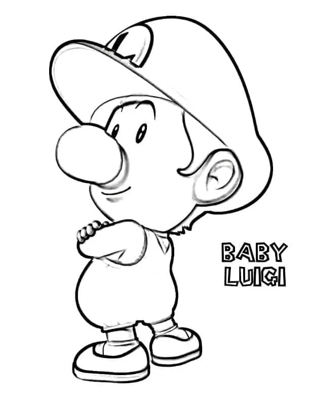 luigi coloring pages free printable3