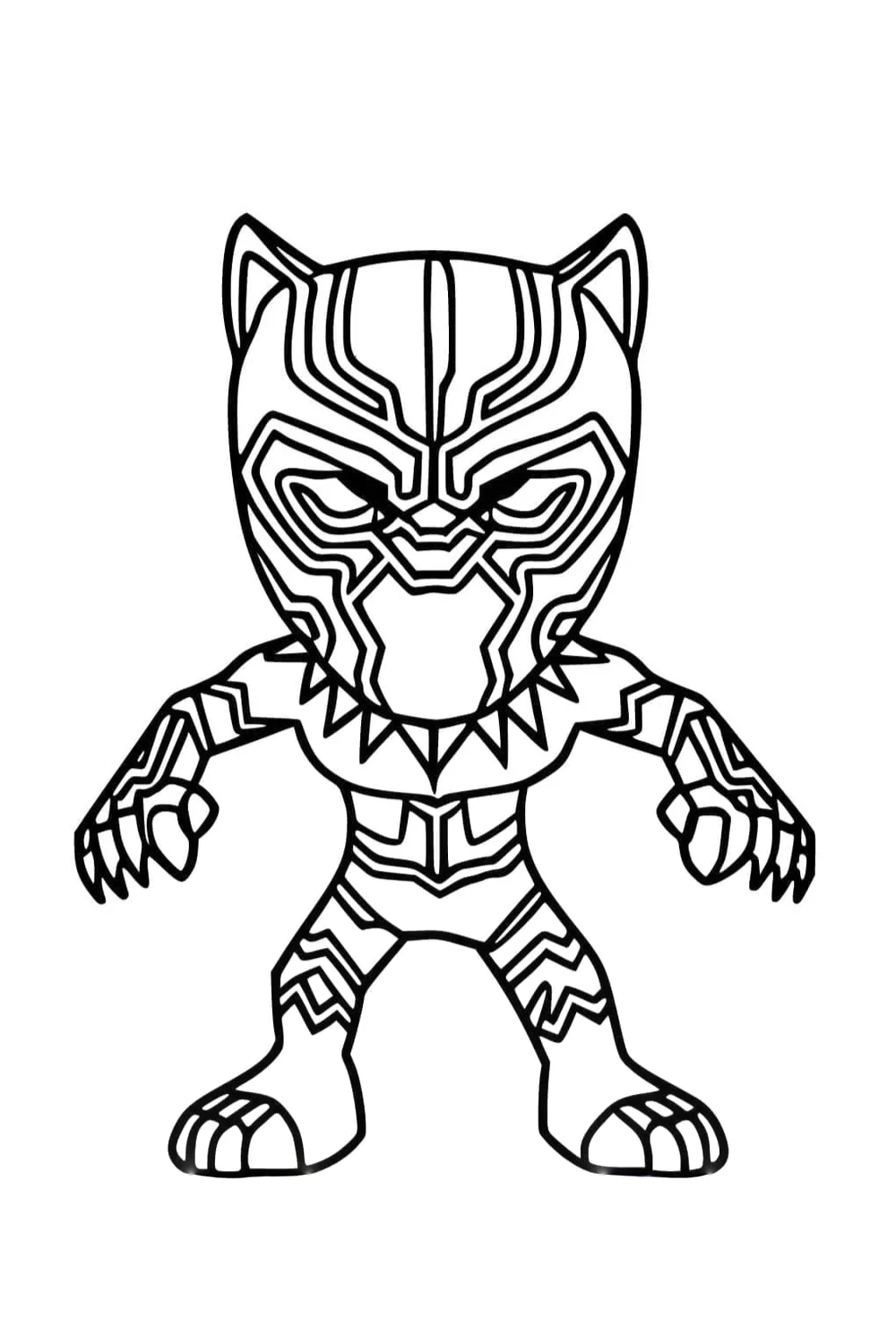 marvel black panther coloring pages