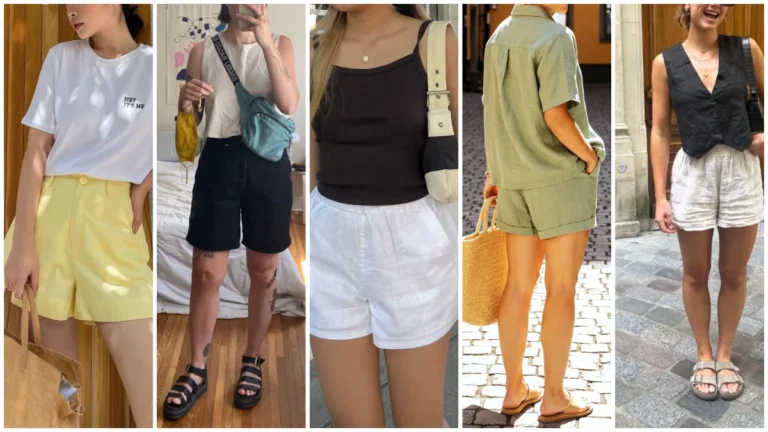 23 Linen Shorts Outfit Ideas