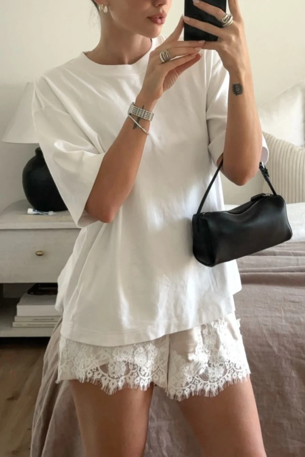 Lace shorts outfit Lace shorts outfit