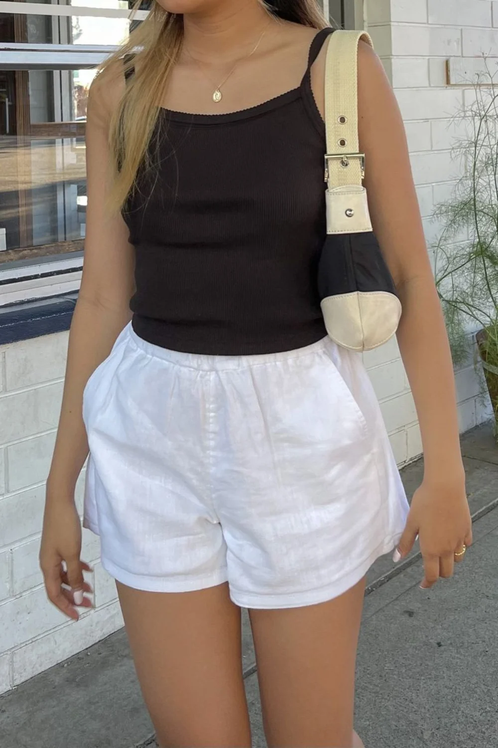 comfy linen shorts