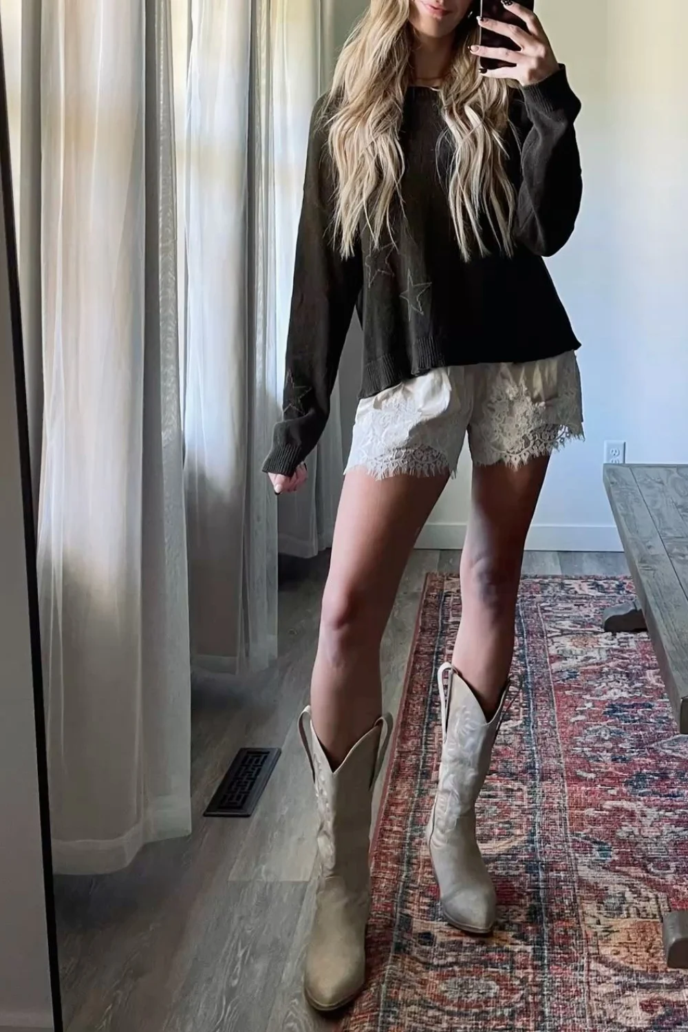 lace shorts and top outfit lace shorts and top outfit