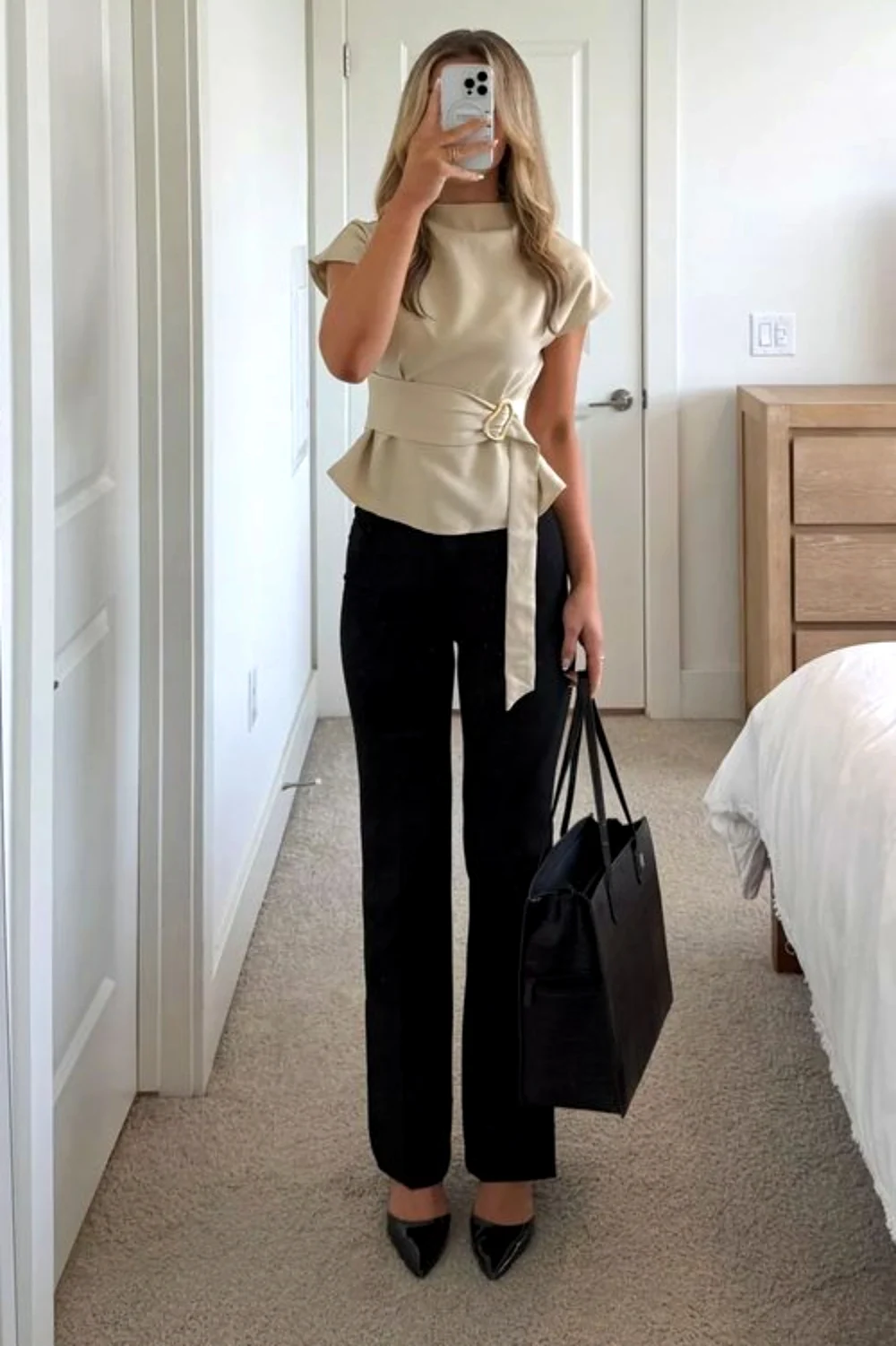 office chic outfit summer