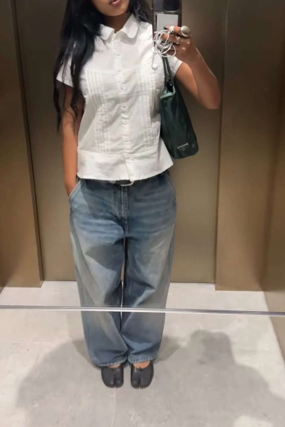 tabi flats outfit