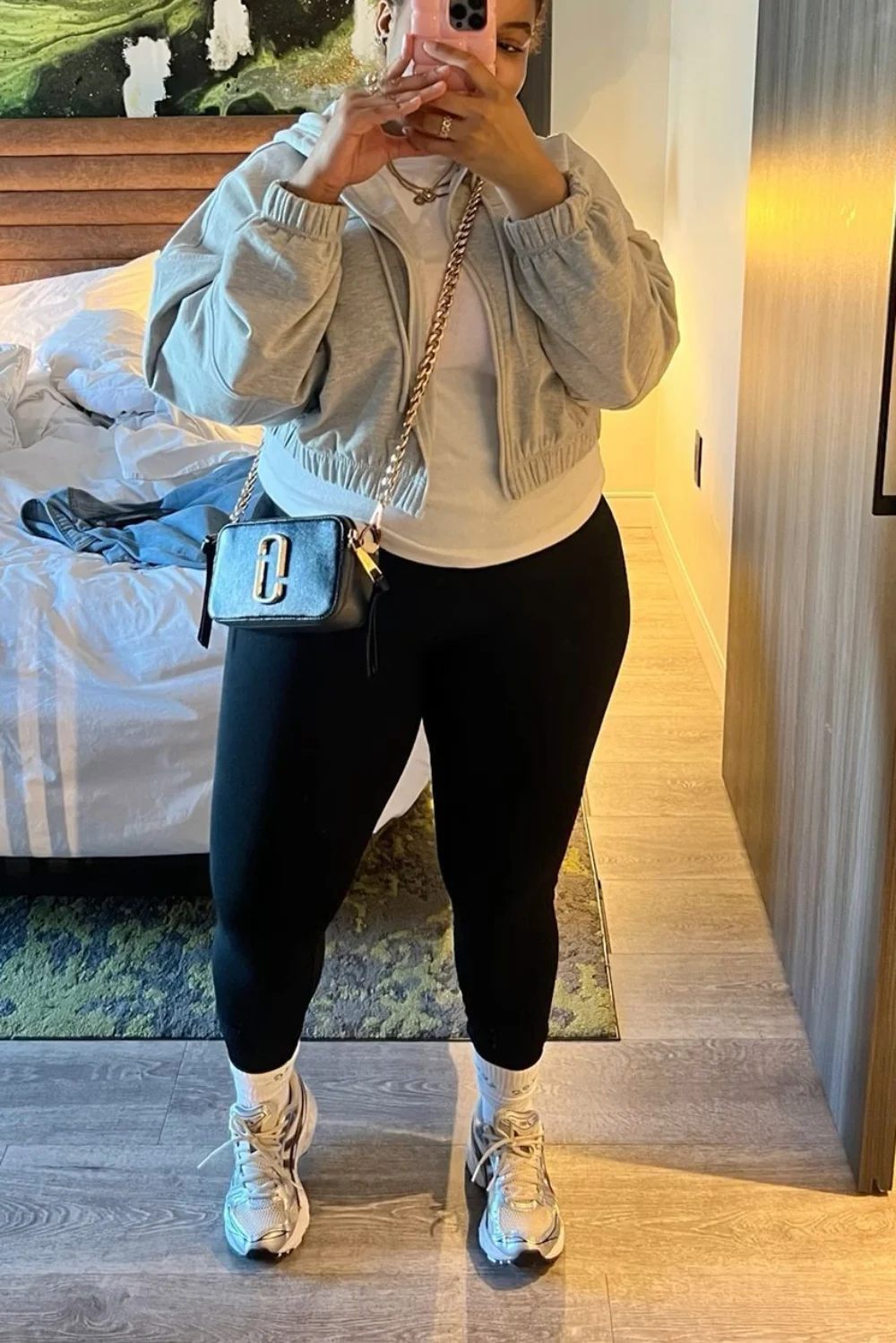 Asics outfit black woman