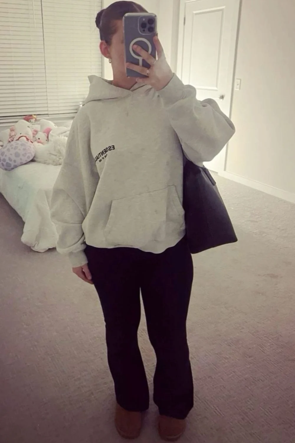 Essentials hoodie outfit