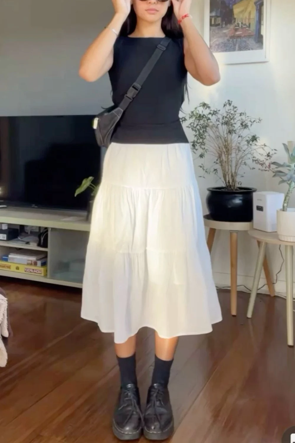 White midi skirt White midi skirt