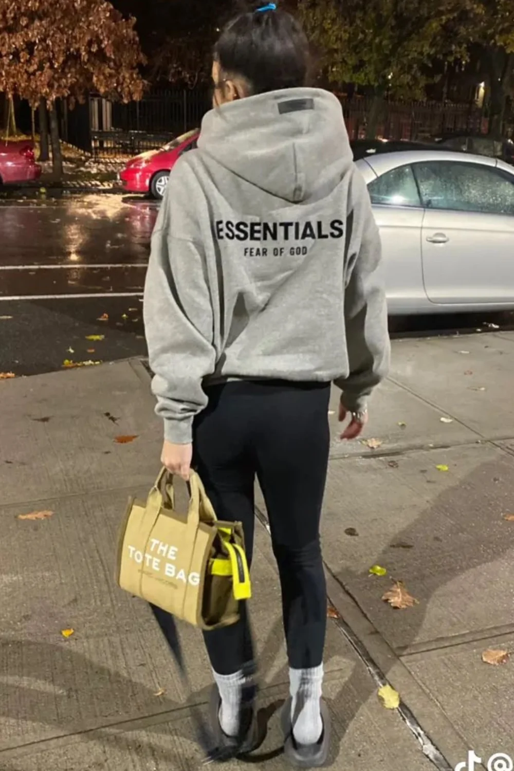 essentials hoodie outfit aesthetic